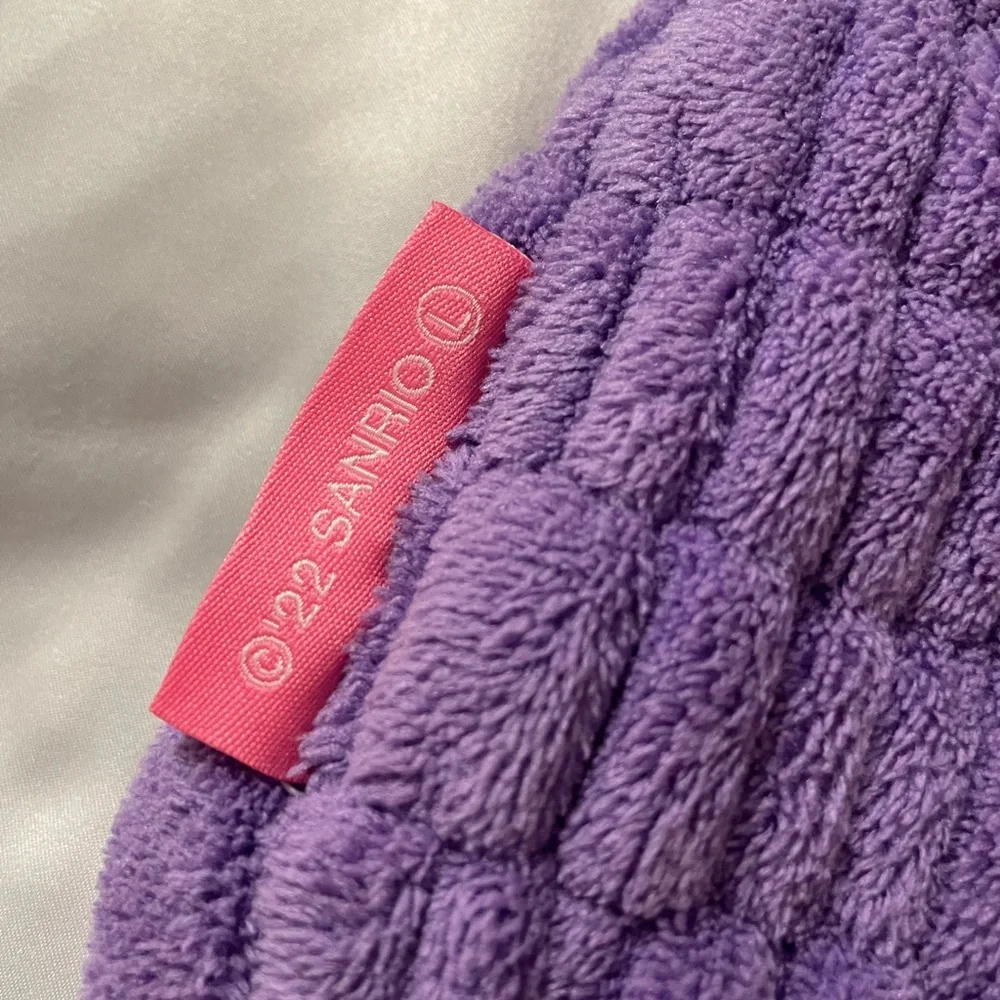 Sanrio Kuromi Purple Textured Beanie. EUC